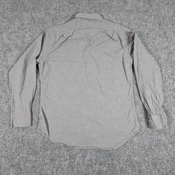 Polo Ralph Lauren Men's Gray Long Sleeve Button Up Shirt Slim Fit Pony‎ Logo - Picture 6 of 6